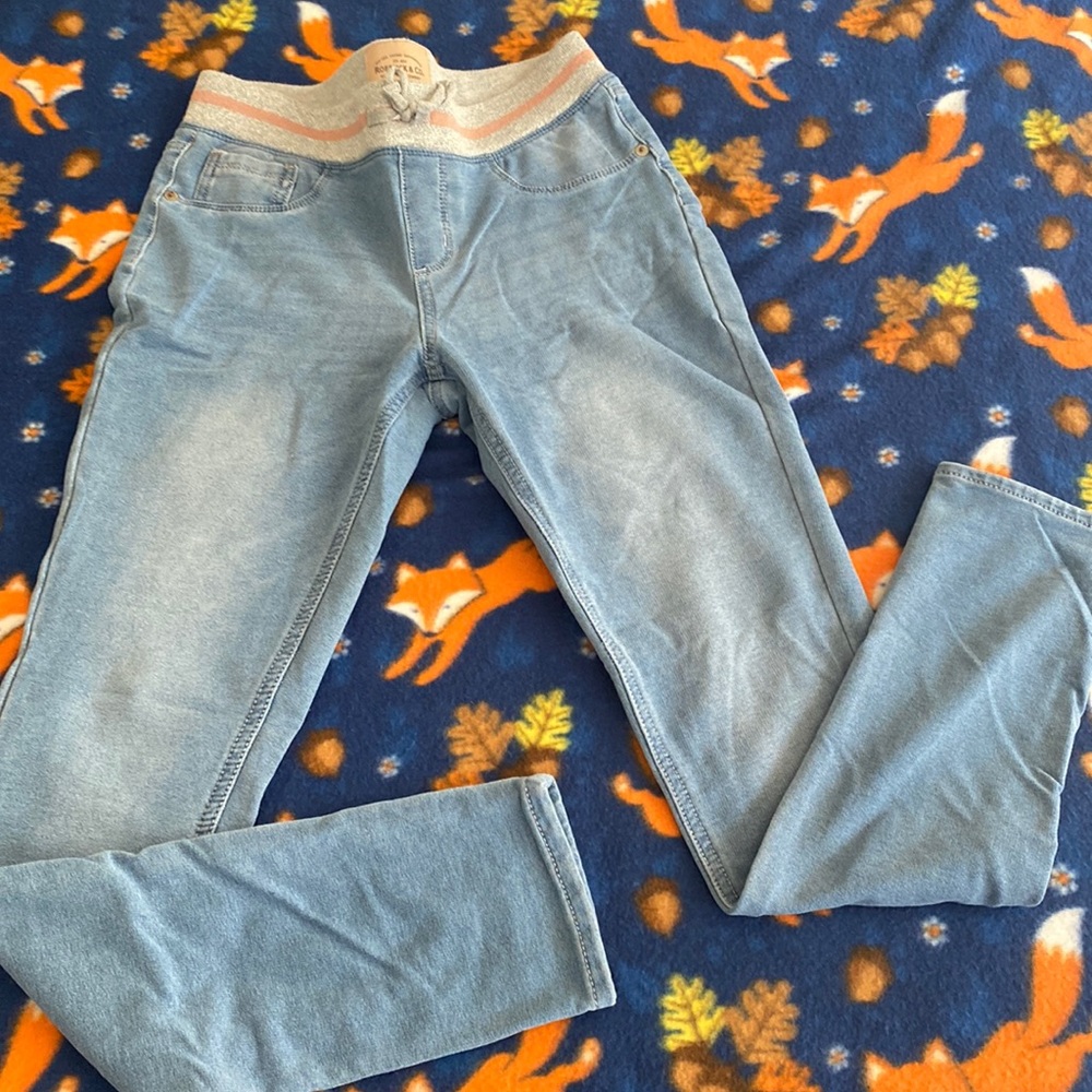 Girls Roebuck & Co Jeggings Leggings Jeans Pants 16 denim look